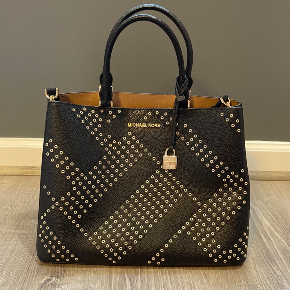 Michael Kors Black/Gold crossbody bag